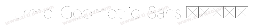 Hurme Geometric Sans字体转换